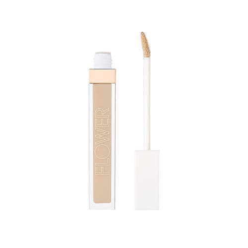 FLOWER BEAUTY By Drew Barrymore Light Illusion Full Coverage Concealer - Diffuse Dark Under Eye Circles + Blurs Blemishes - Weightless Formula + Crease Proof Makeup (Fair)