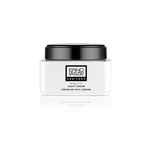 Erno Laszlo?Phelityl Night Cream, Non-Greasy Night Moisturizer for Face and Neck, Re-Hydrate to a Youthful Skin Tone and Complexion Overnight, 1.7 Fl Oz
