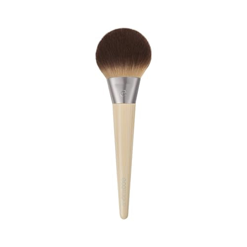 EcoTools Blurring Powder Makeup Brush, For Loose & Pressed Powder, Large Makeup Brush For All-Over Application, Fluffy, Synthetic Bristles, Eco Friendly, Cruelty-Free, & Vegan, 1 Count