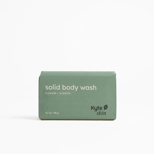 KYTE BABY Solid Body Wash Bar ? Ph - Balanced Sensitive Skin Cleanser, Hypoallergenic & Fragrance - Free, Moisturizing Oat & Shea Butter Soap Bar for Babies, Kids & Adults ? Gentle Daily Cleansing