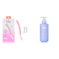 Billie Dermaplane Starter Kit + V Smooth Shave Gel & Cleanser for Pubic Hair & Skin - 6.5 oz.