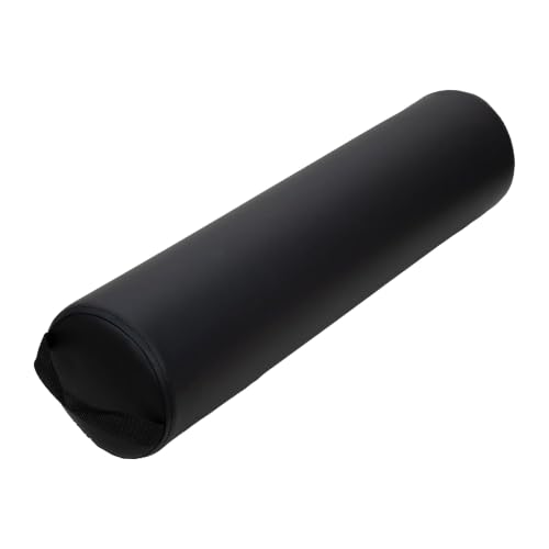 ForPro Round Bolster Pillow 6" x 26" Black Vinyl