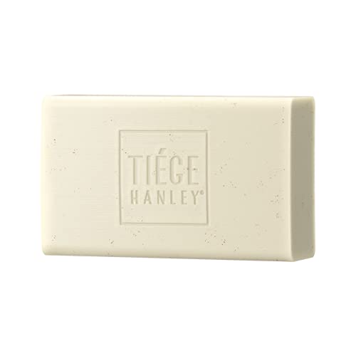Tiege Hanley Daily Body Wash Bar Soap for Men With Vitamin E, Jojoba Oil, and Aloe to Cleanse, Hydrate, and Gently Exfoliate, Men's Shower Skin Care, Subtle Cucumber Scent, 5 Oz Bar
