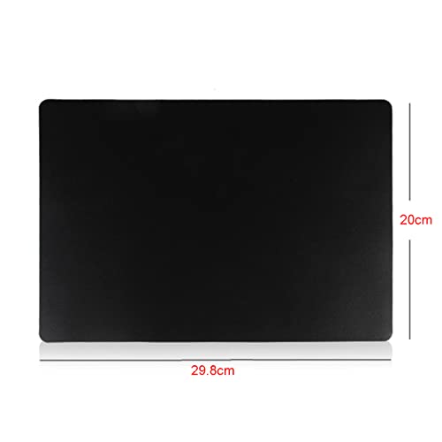 10 Sheet Plastic Nail Art Palette - Black Practice Board