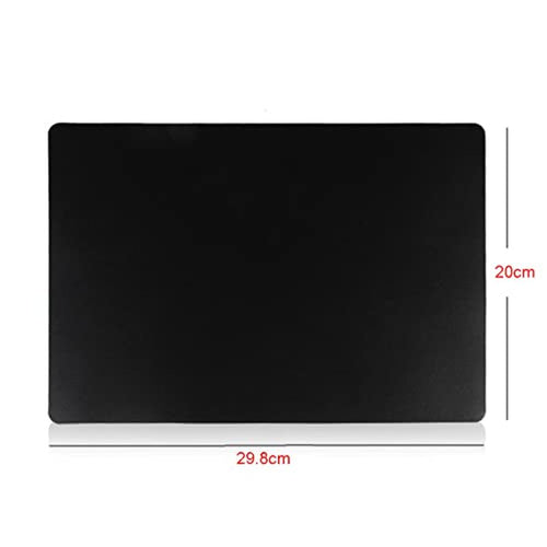 10 Sheet Plastic Nail Art Palette - Black Practice Board