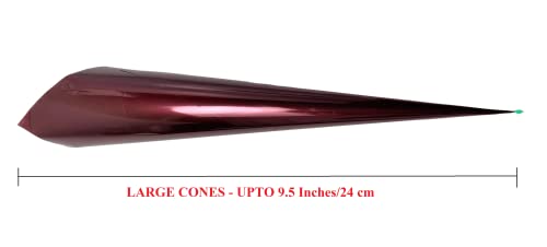 Large Empty Pre-Rolled Henna Cones (Pack of 6)