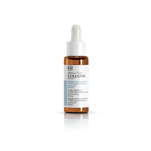 Collistar Acido Ialuronico + Poliglutammico, Trattamento in Gocce Idratante Liftante 30 ml 1.0 Fl Oz, Made in Italy [italian import]