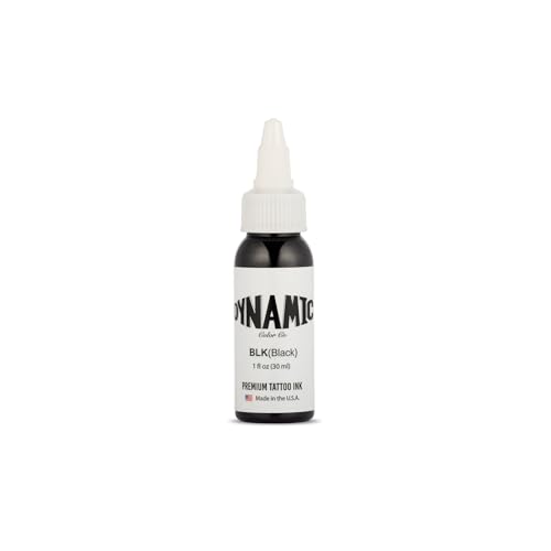 Dynamic Color Black Tattoo Ink, 1 oz - USA Made