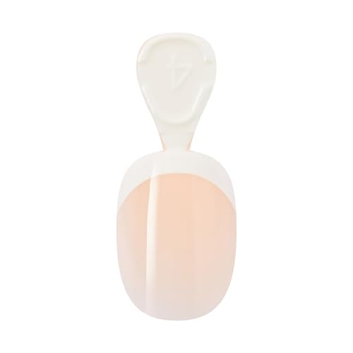 KISS Core French White Squoval Press On Nails Kit, Petite Size, 32 Ct