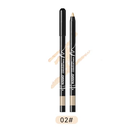 KISSIO Concealer Pencil - Waterproof Under Eye Cover, Shade 02