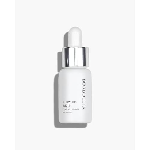 Borboleta Glow Up Elixir - An Antioxidant Rich Brow and Lash Oil to Hydrate and Nourish Skin, Lashes, and Brows