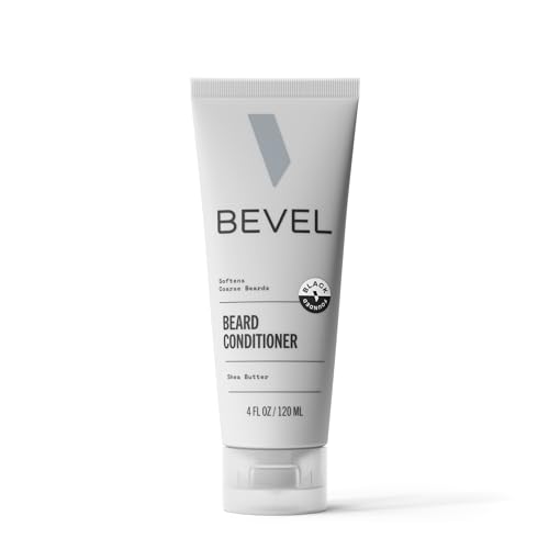Bevel Beard Conditioner for Men ? Nourishing Beard Care Lotion with Coconut Oil, Shea Butter & Aloe Vera to Soften & Strengthen Hair, Helps to Reduce Breakage, 4 Fl Oz