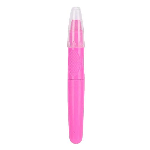 Hair Chalk Pen Rotatable Hair Chalk with 2Pcs, Portable Temporary Hair Coloring Pen for Party, Cosplay, Festival, 6 Color for your Choice(Pink)