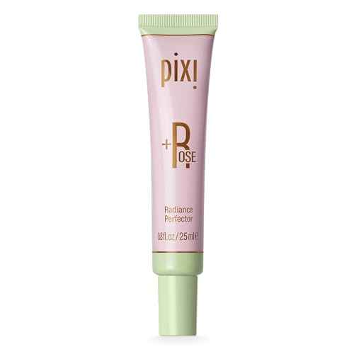 Pixi Beauty +Rose Radiance Perfector | Multitasking Brightening & Blurring Primer with Rose Water, Ceramide NP & Hyaluronic Acid | Luminous Skin Primer & Glowy Complexion Enhancer | 0.8 fl oz/ 25 ml