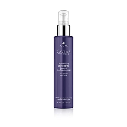 Alterna Haircare CAVIAR Anti-Aging Replenishing Moisture Leave-in Conditioning Milk, 5 Fl Oz | Detangles Dry Hair | Sulfate Free, Paraben Free
