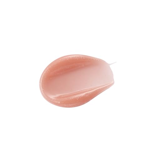 TONYMOLY Frosted Sugar Cookie Lip Gloss Key Chain ? Hydrating Non-Sticky Gloss with Soft Apricot Tint & Golden Shimmer, Limited Edition Holiday Korean Lip Balm
