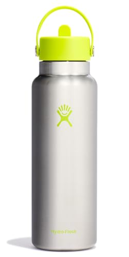 Hydro Flask 40 Oz Wide Flex Straw Cap Stainless Steel Lime