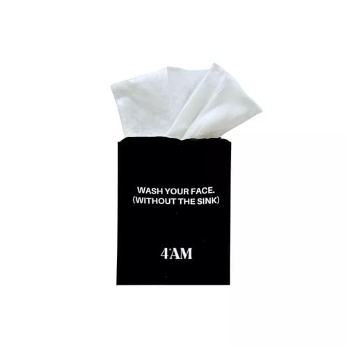 4.AM Clean Sheets Facial Cleansing Wipes - Fragrance-Free, 5ct