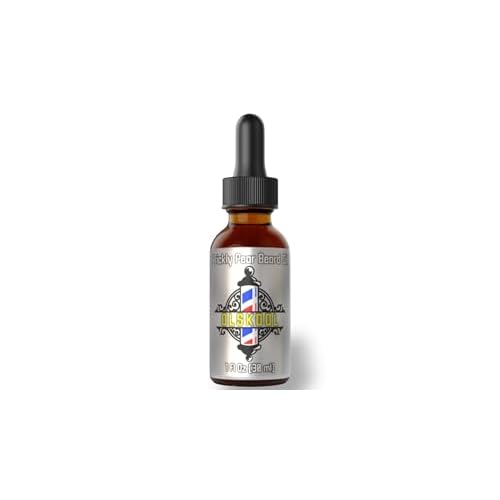 Olskool Beard & Face Oil for Men with Prickly Pear, Jojoba, Argan & More ? Premium Beard Care ? Deep Hydration & Beard Conditioning ? Premium Beard Oil for Growth & Skin Care ? Made in the USA 1oz