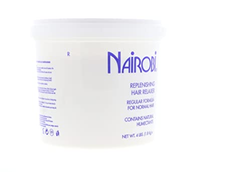 Nairobi Replenishing Hair Relaxer Regular Formula For Normal Hair Unisex, 64 Ounce