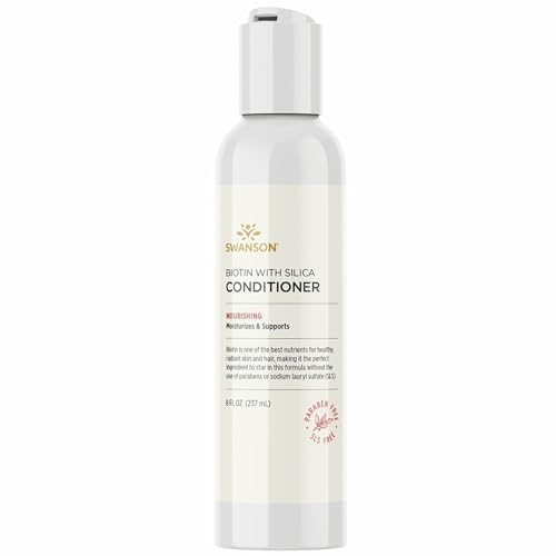 Swanson Biotin Conditioner with Silica 8 fl Ounce (237 ml) Liquid