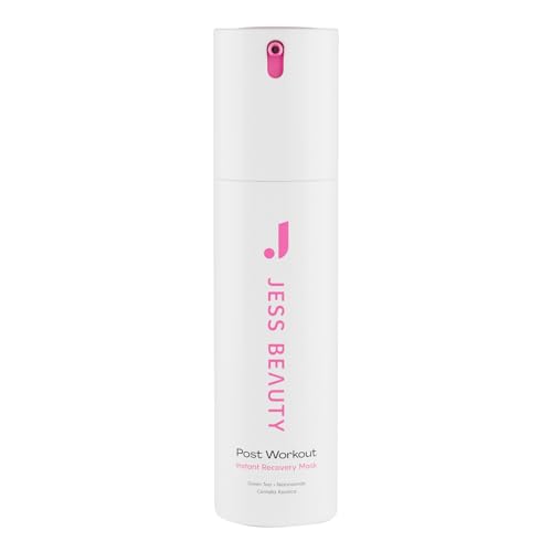 JESS BEAUTY | Post Workout Face Moisturizer Gel Mask with Niacinamide & Centella Asiatica | Skin Care Revitalizing 1.7 fl oz