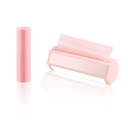 Boobeen Oil Blotting Sheets for Face, Oil Control Film, Absorbing Paper for Oily Skin, Rolled Tissue with Small Side Mirror,Easy Take Out Design