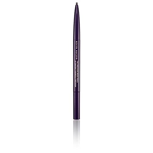Kevyn Aucoin The Precision Brow Pencil, Dark Brunette: Ultra slim, thin and strong. Retractable plus spoolie brush. Pro makeup artist go to. Sculpt, define and shape eyebrows. Stay put, smudge-proof.