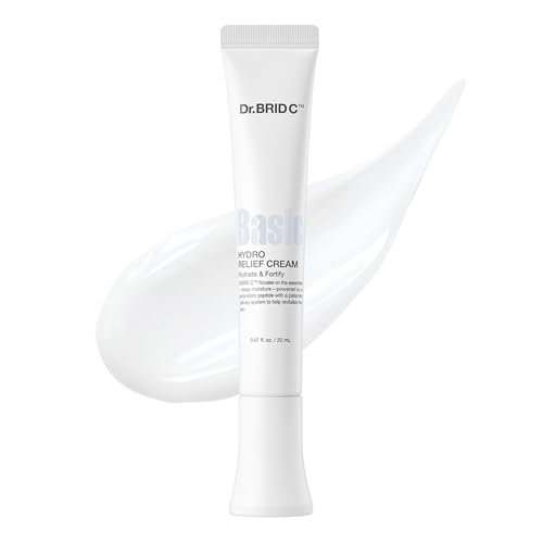 Hydro Relief Cream ? Cooling Gel-Cream Moisturizer for Oily and All Skin Types, Hydrating & Barrier Strengthening with Peptides | 20ml / 0.67 fl oz