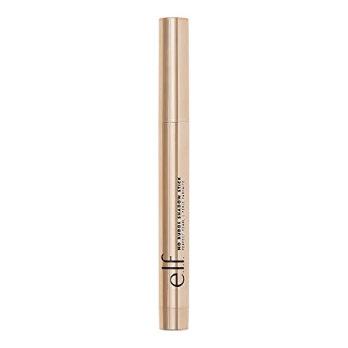 e.l.f. No Budge Shadow Stick, Long-Lasting Cream Eyeshadow Stick For High-Pigment, Metallic Color, Vegan & Cruelty-Free, Perfect Pearl