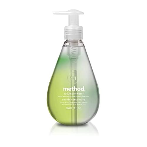Method Naturally Derived Gel Hand Wash Pump, Cucumber, 12 Ounce