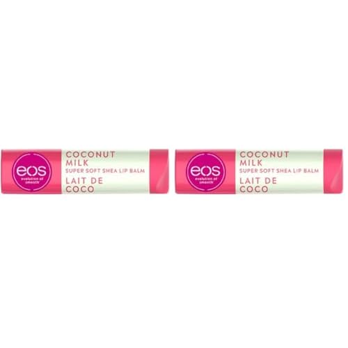 Evolution of Smooth EOS Super Soft Shea Lip Balm Coconut Milk (Pack of 2)