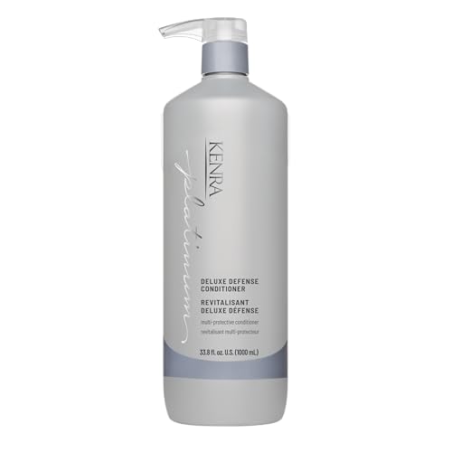Kenra Platinum Deluxe Defense Conditioner 33.8 Fl Oz – Strengthening, Damage Repair & Color Protection