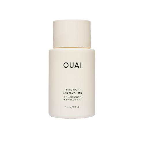 OUAI Fine Hair Conditioner 3oz - Volumizing with Keratin & Biotin