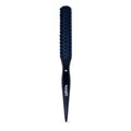 Spornette Boar Bristle Hair Brush for Women & Men - Little Wonder Small Teasing Brush - Create Slick Backs & Volume - Boar & Tourmaline Nylon Bristles for Back Brushing & Combing (Blue)
