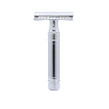 Edwin Jagger DES89BL Chrome Short DE Safety Razor (Closed Comb)