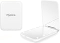 Flymiro 2-Sided Compact Mirror with LED Lights, 1x/3x Magnification