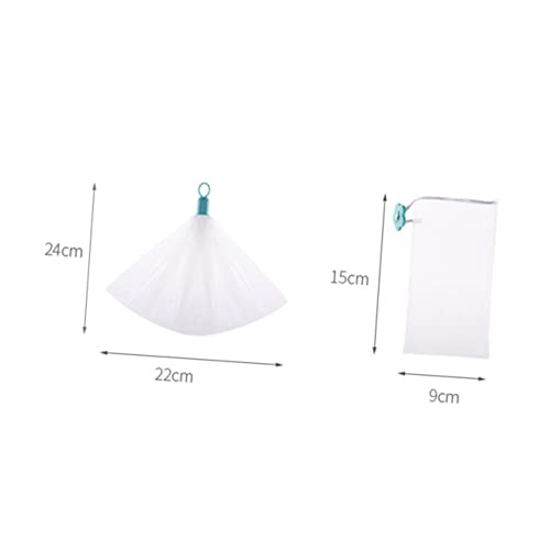 Soap Exfoliating Net Pouch Holder – 6 Pack Wall Mount