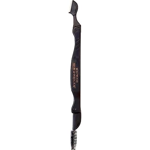 Hollywood Browzer Brow Perfector - Eyebrow Razor For Women and Men - Travel Size Brow Shaping Tool - Eyebrow Grooming Kit - 1 pc