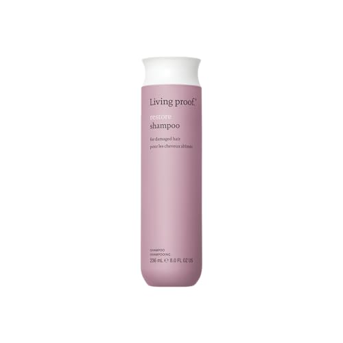 Living Proof Restore Shampoo, Sulfate Free, Repairs Damaged or Dry Hair, Strengthens, Reduces Breakage, Adds Shine, Softness, Manageability, Color Safe, Professional Salon Formula