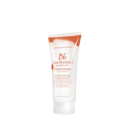 Bumble and bumble. Hairdresser's Invisible Oil Hydrating Conditioner | Hydrating, Anti Frizz, Shine, Color Safe | Curly, Wavy, Straight | With Coconut, Grapeseed + Argan Oil
