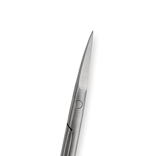 Curved Stainless Steel Beauty Scissors for Precision Grooming