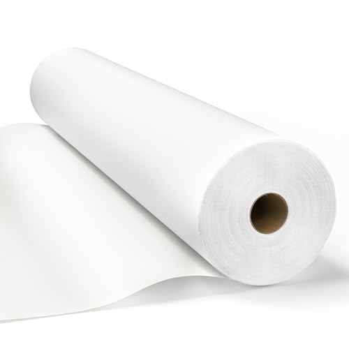 Cotouni Non-Woven Disposable Massage Table Sheet Roll with Face Hole - 50 Sheets