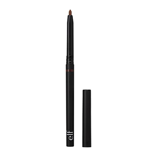 e.l.f. No Budge Retractable Eyeliner, Creamy, Ultra-Pigmented, Coffee