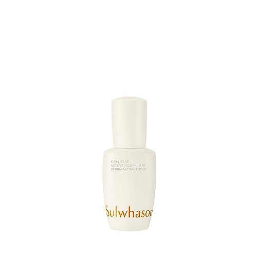 Sulwhasoo First Care Activating Serum, Mini - Skin Barrier Strengthening Anti-Aging Face Serum, Visibly Plumps & Hydrates, Reduces Visible Fine Line & Wrinkles, Vitamin C, Travel Size - 0.50 fl. oz.