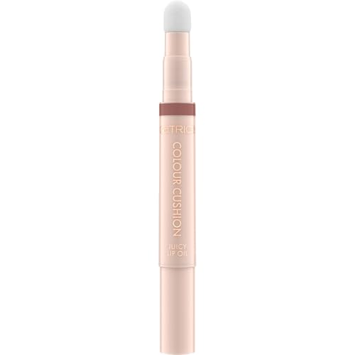 Catrice Colour Cushion Juicy Lip Oil 050 Drenched Drama Tinted Gloss – Nourishing, Hydrating Lip Shine