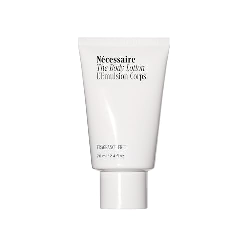 N?cessaire The Body Lotion. Fragrance-Free. Multi-Peptide Firming Lotion to Moisturize, Firm, Strengthen. 2.5% Niacinamide, Vitamin C/E + Omega 6/9. 2.4 fl oz