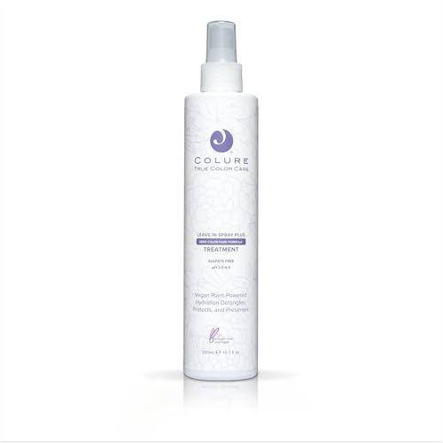 COLURE Leave-In Spray Plus, 10 Fl Oz ? pH Balancing Sealer & Detangler, Acidifying Primer for Color Protection & Frizz