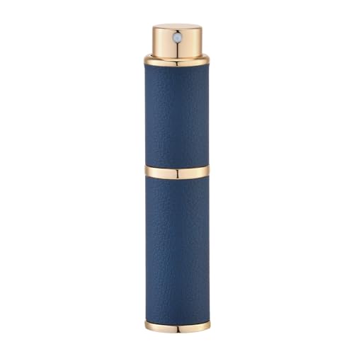 10ml Travel Perfume Atomizer - Refillable Leather Textured Spray Bottle