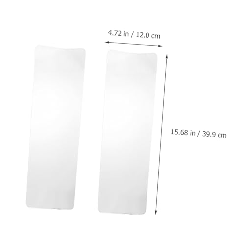 Hair Highlighting Board 2 Pack - 15.7x4.7in Clear Dye Paddle